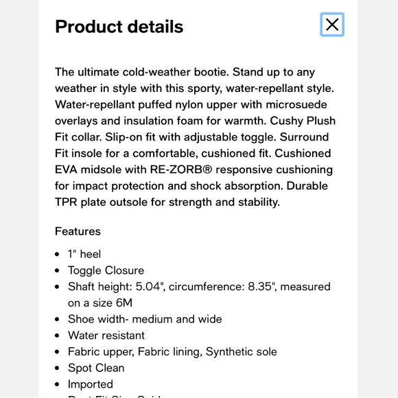 Ryka Women's Brae Cold Weather Water Repellent Boots- Size 8 - Picture 10 of 10